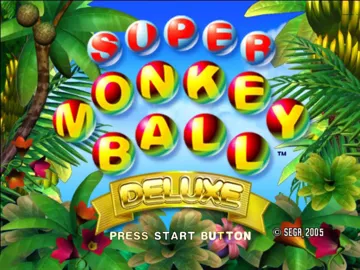 Super Monkey Ball Deluxe (USA) screen shot title